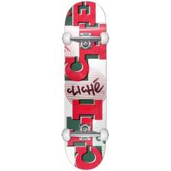 Skate Complet Cliche Uppercase Red White 7.875 2022 pour homme