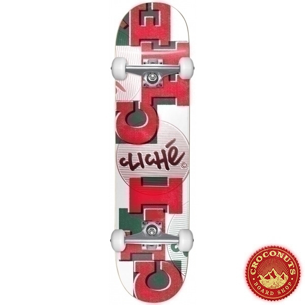 Skate Complet Cliche Uppercase Red White 7.875 2023