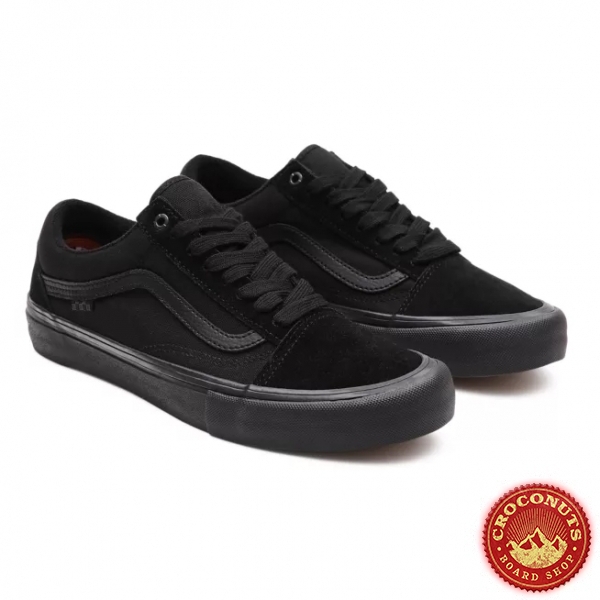 Shoes Vans Skate Old Skool Pro Black Black 2021