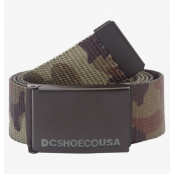 Ceinture DC Shoes Web Belt Woodland Camo 2021 pour homme