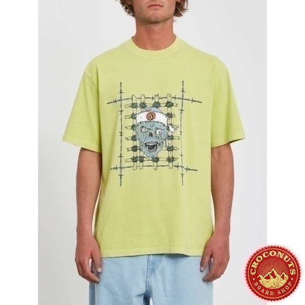 Tee Shirt Volcom Richard French Limeade 2022