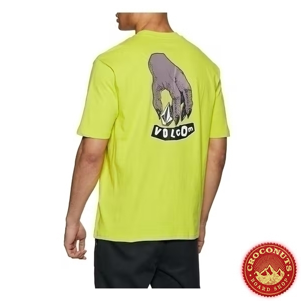 Tee Shirt Volcom Stone Grab Limeade 2022