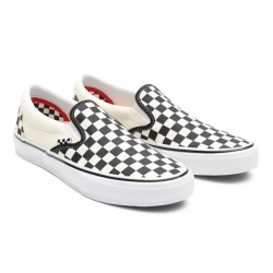 Shoes Vans Slip On Skate Checkerboard Black White 2022 pour 