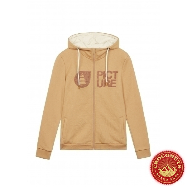 Sweat Picture Basement Zip Hoodie Biscuit 2023