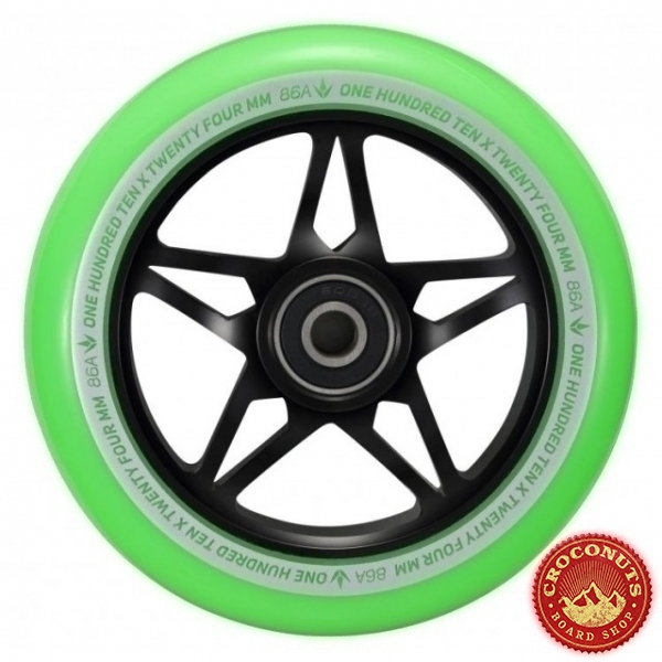 Roue Blunt S3 110 mm Black Green 2022