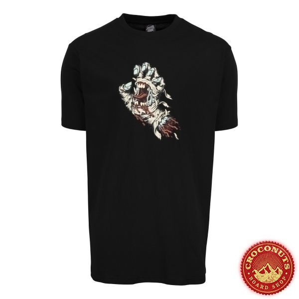 Tee Shirt Santa Cruz Mummy Hand Black 2022