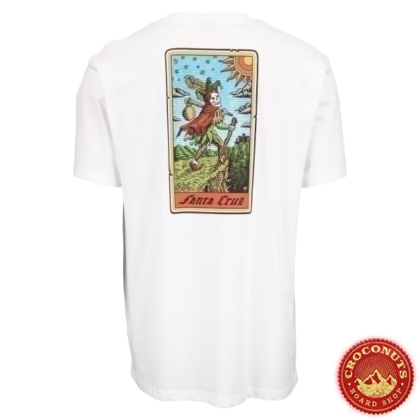 Tee Shirt Santa Cruz Delfino Tarot White 2022