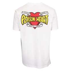 Tee Shirt Santa Cruz Poison Heart White 2022 pour 