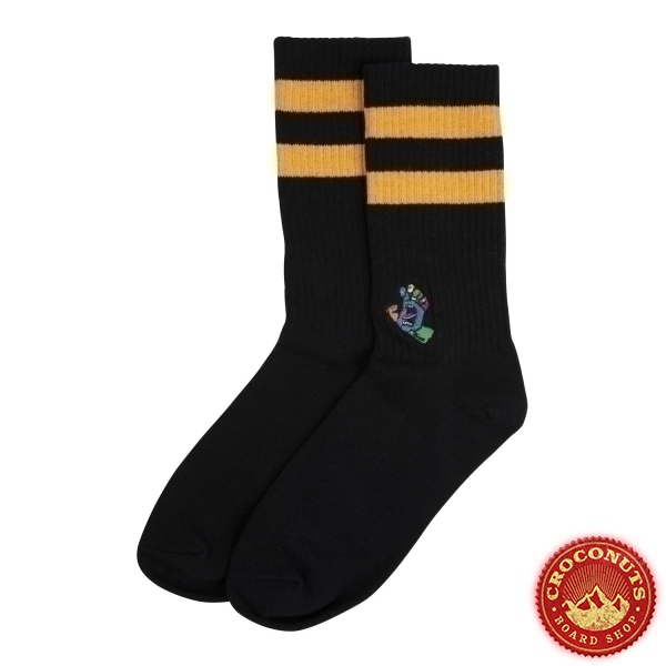 Chaussettes Santa Cruz Screaming Hand Fusion Black 2022