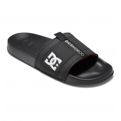 Slaps DC Shoes Lynx Black Grey Red 2022 pour homme