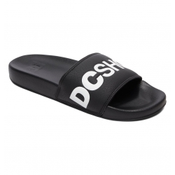 Slaps DC Shoes DC Slide Black White 2023 pour homme