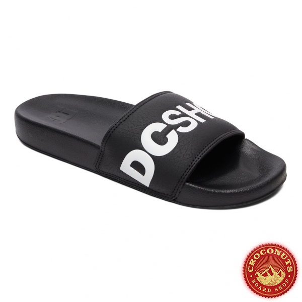 Slaps DC Shoes DC Slide Black White 2022