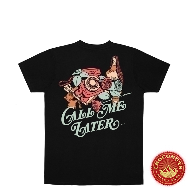 Tee Shirt Jacker Call Me Later Black 2022