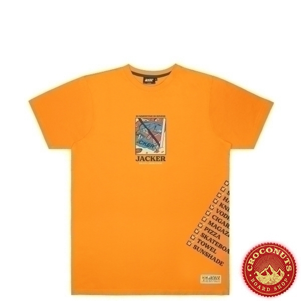 Tee Shirt Jacker Summer Time Orange 2022