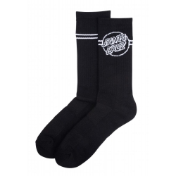 Chaussettes Santa Cruz Opus Dot Stripe Black White 2022 pour 