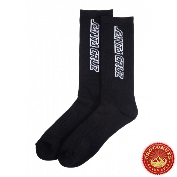 Chaussettes Santa Cruz Classic Strip Black 2022