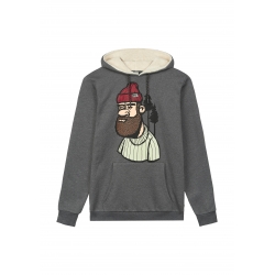 Sweat Picture Mopsa Plush Dark Grey Melange 2023 pour homme, pas cher