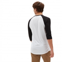 Tee Shirt Vans Classic Raglan White/Black 2023