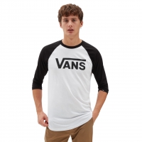 Tee Shirt Vans Classic Raglan White/Black 2023