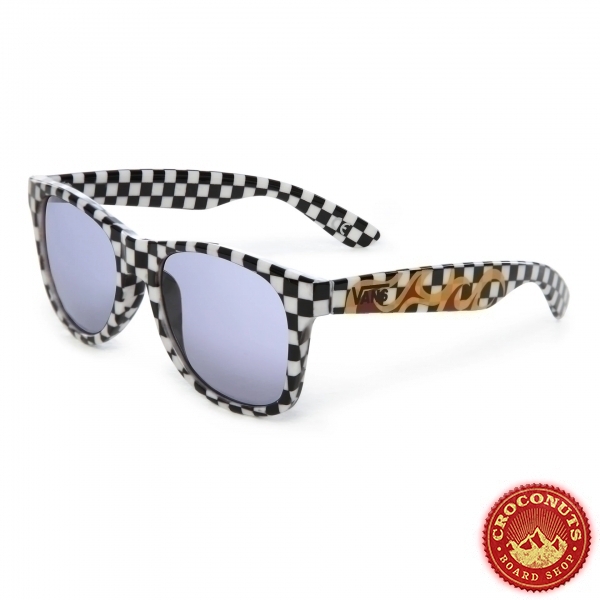 Lunettes de Soleil Vans Spicoli 4 Shades Black White Check Flame 2022