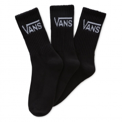 Chaussettes Vans Classic Crew Black (Pack de 3) 2022 pour femme