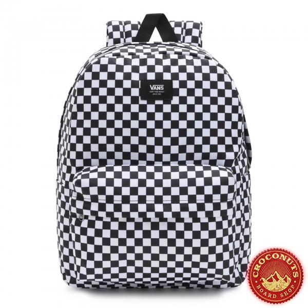 Sac A Dos Vans Old Skool Check Black White 2022