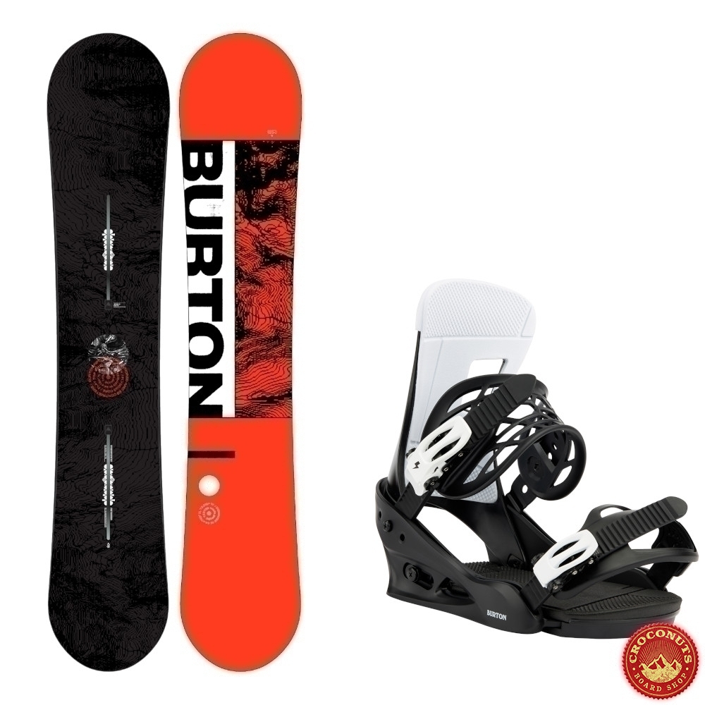 11% Pack Burton Ripcord + Burton Freestyle Black : Snowboard cher !