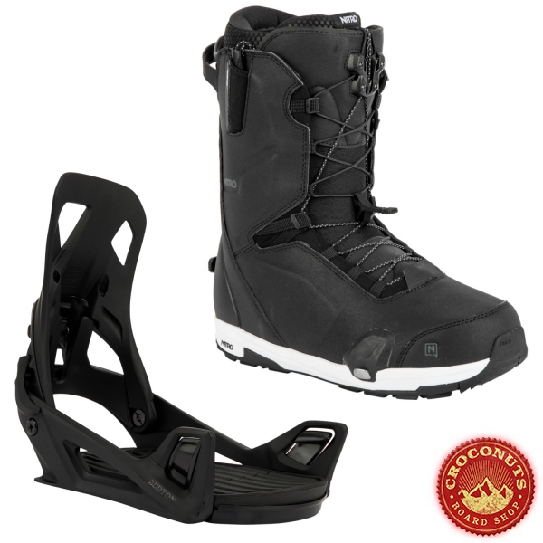 Pack Nitro Profile TLS Step On Black + Burton Step On Black 2023