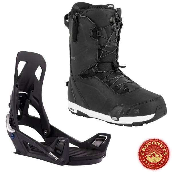 Pack Nitro Profile TLS Step On Black + Burton Step On X Black 2023