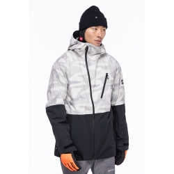Veste 686 Hydra Thermagraph White Camo Colorblock 2023 pour homme, pas cher