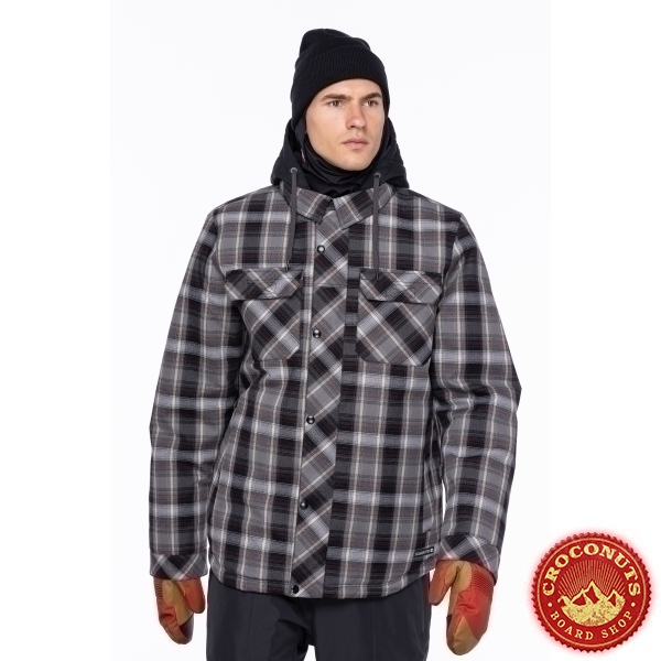 Veste 686 Woodland Charcoal Plaid 2023