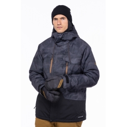 Veste 686 Geo Insulated Black Camo Colorblock 2023 pour homme, pas cher