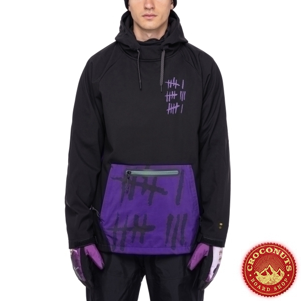 Veste 686 Waterproof Hoody Batman Purple 2023