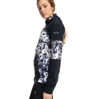 Fleece Roxy Winter Valley True Black Flowers 2023