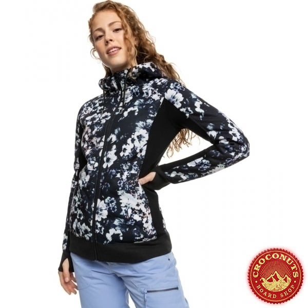 Fleece Roxy Frost True Black Flowers 2023