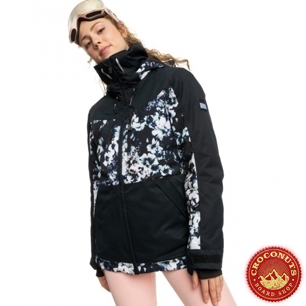 Veste Roxy Presence True Black Flowers 2023