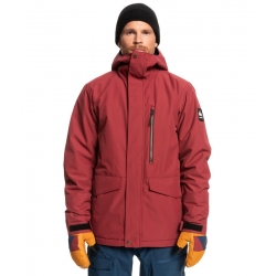 Veste Quiksilver Mission Solid Ruby Wine 2023 pour homme, pas cher