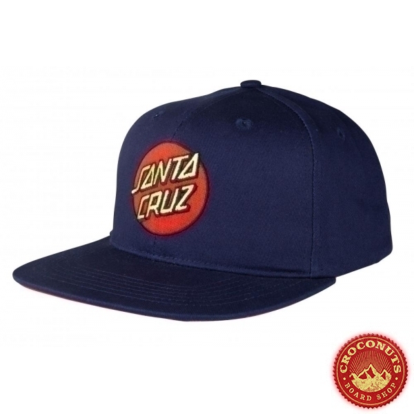 Casquette Santa Cruz Classic Dot Dark Navy 2022