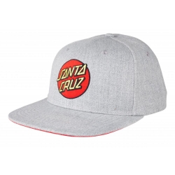 Casquette Santa Cruz Classic Dot Heather Grey 2022 pour 