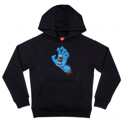 Sweat Santa Cruz Youth Screaming Hand Black 2025 pour junior