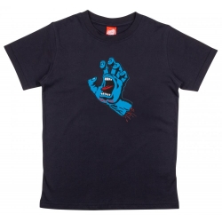 Tee Shirt Santa Cruz Youth Screaming Hand Black 2025 pour junior