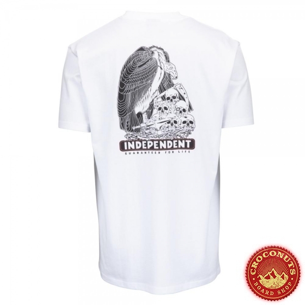 Tee Shirt Independent GFL Boneyard White 2022