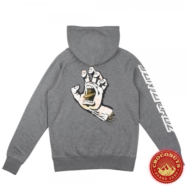 Sweat Santa Cruz Girl Hood BT Tie Dye Hand Heather Grey 2022