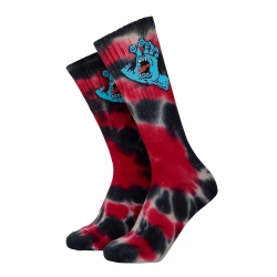 Chaussettes Santa Cruz Screaming Hand Tie Dye Black Grey 2022 pour 
