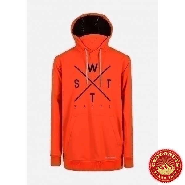 Veste Watts Orbital Black Fluo Orange 2023