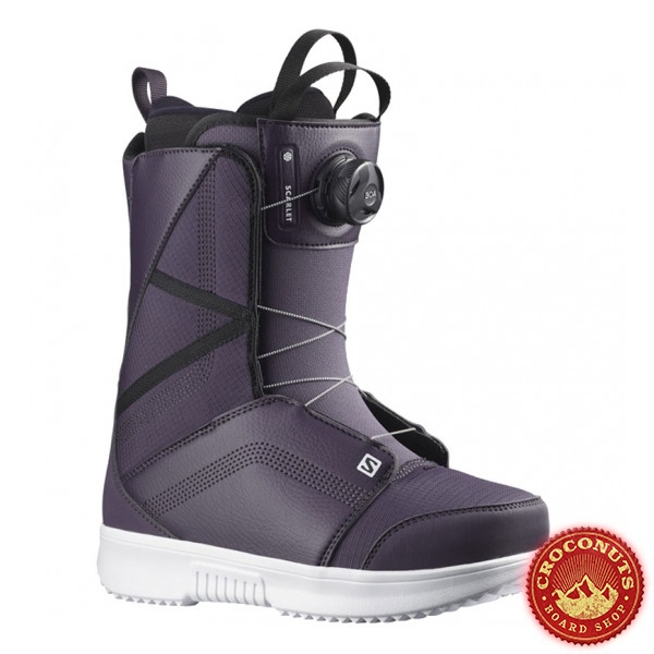 Boots Salomon Scarlet Boa Nightshade White 2023