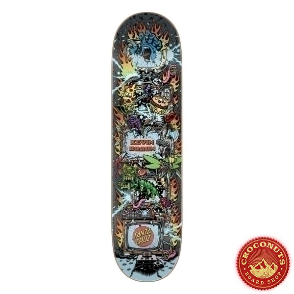 Deck Santa Cruz Braun Game Over Everslick 8.25 2023