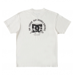 Tee Shirt DC Shoes All Trades Lily White Garment Dye 2023 pour homme