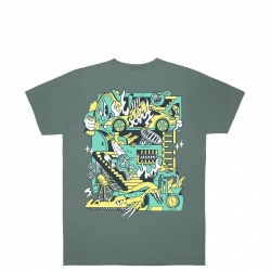 Tee Shirt Jacker Underground Green 2023 pour 