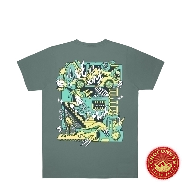 Tee Shirt Jacker Underground Green 2023